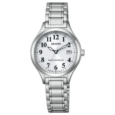Женские серебристые часы Citizen Regno KS1-210-21
