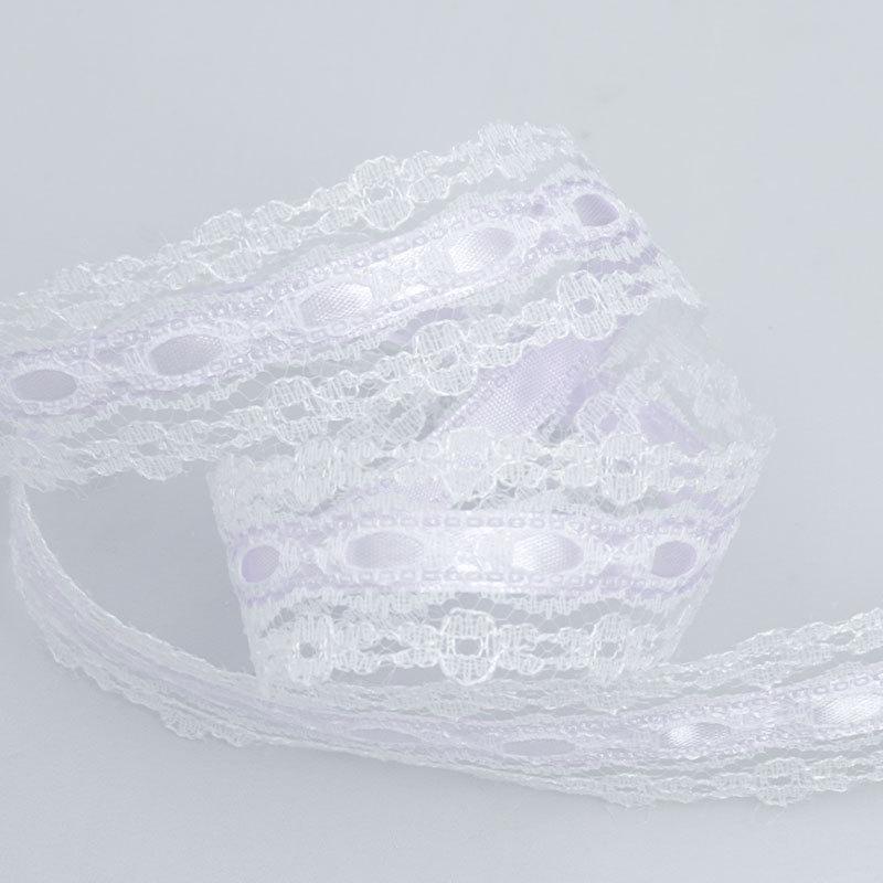 Elegant Polyester Press Lace Ribbon Bow Handmade DIY Clothing Accessories Ties Decorative Ribbon Hair Decoration Ribbons Crafts Making Ribbons