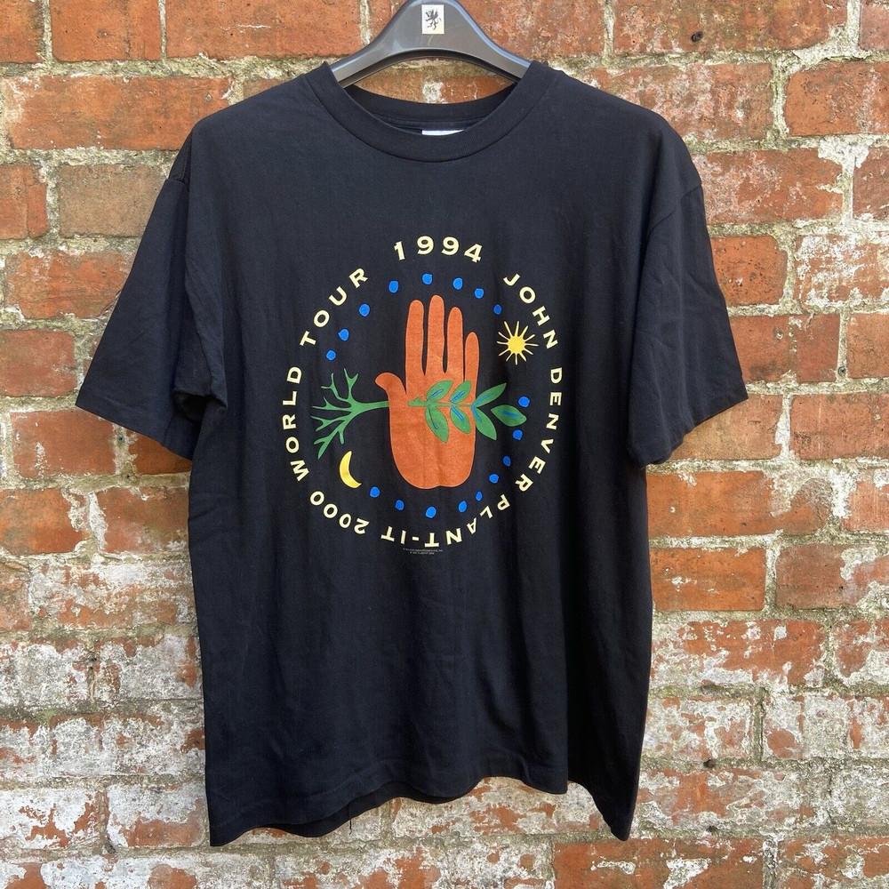 John Denver Country Music Singer Plant It Tour 2000 T Shirt Full Size S-5XL