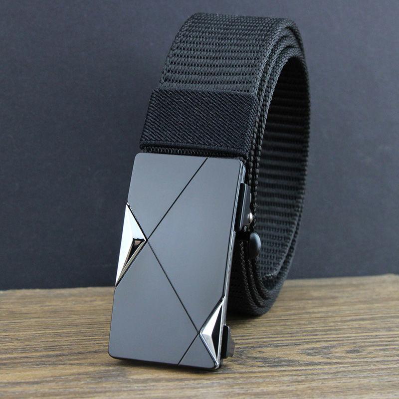 Мужской ремень для занятий спортом на открытом воздухе для джинсовых брюк, дизайнерский повседневный модный ремень, холст, тактический ремень для брюк, деловой ремешок HB042