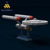 Buildmoc 12916 Star Treks-Series Spaceship Toys NCC-1701 Enterprise D Blockade Runner Set Educational Building Blocks Kids Gifts