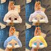 Adorable Plush Doll Keychain Cute Cartoon Design For Students And Couples