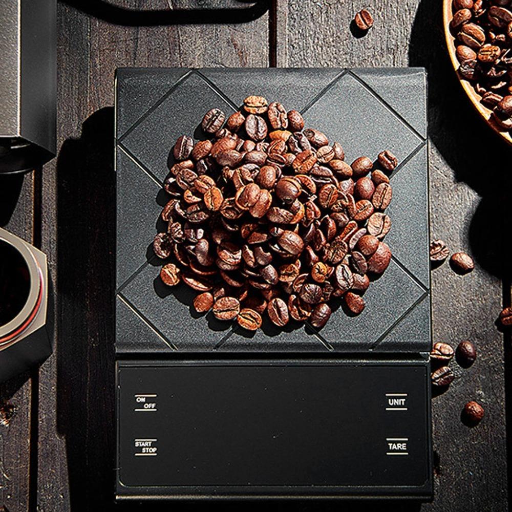LED Display Digital Kitchen Scale Battery Powered High Accuracy Scale Food Scale Pour-Over Coffee