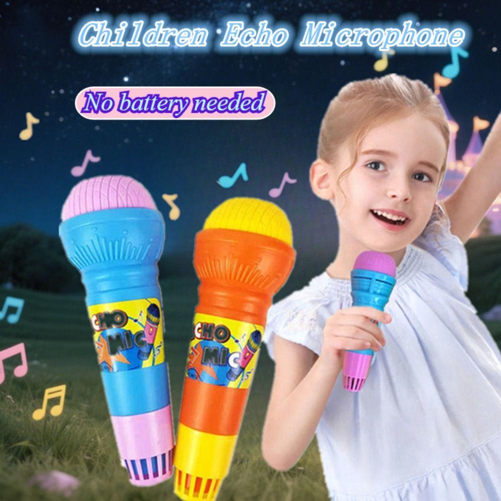 Забавные детские игрушки-микрофоны с эхом Не требуют батареек Физическое эхо Музыкальные игрушки для раннего развития Просвещение Портативные