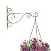 1 Set Wall Hanging Hook High Durability Corrosion Resistant Iron Hanging Plant Bracket Hook Set for Garden