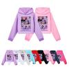 Kids Girls Anime Cartoon POP Singer Super Star Rumi Mira Zoey Printed Casual Long Sleeves Hoodies Sweatshirt Top