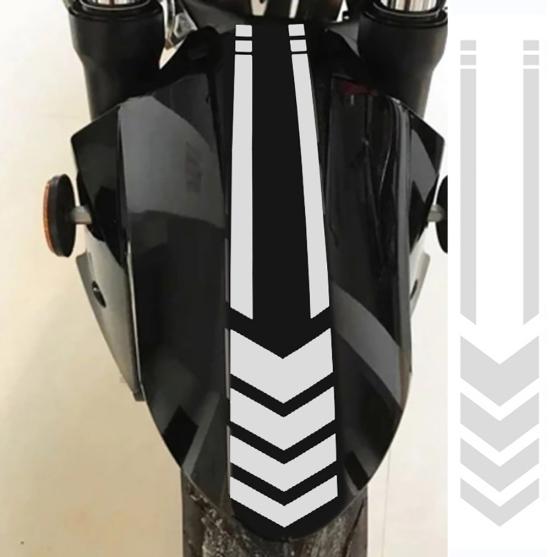 Модные мотоциклетные крылья, светоотражающие предупреждающие наклейки, наклейки, декор