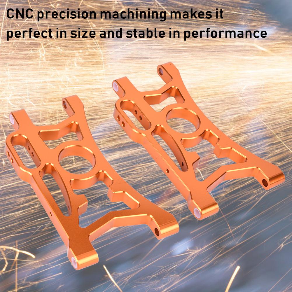 Durable Aluminum Alloy Rear Upper Arm for RC 1 5 HPI Racing Car Baja RC Vehicle Orange