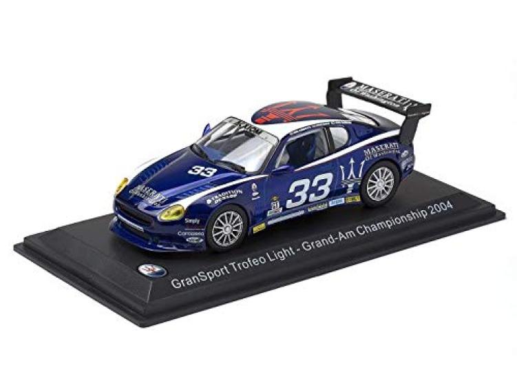 Maserati Gransport Trofeo Light Чемпионат Grand Am 2004 Gransport Trofeo Light Чемпионат Grand Am Синий Мини-автомобиль Оригинальная версия с 1/43 (случай
