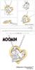 Moomin Little My Open Heart Necklace Silver 925 Official Chibi My Goods Character [Shinjuku Ginnokura] Women's