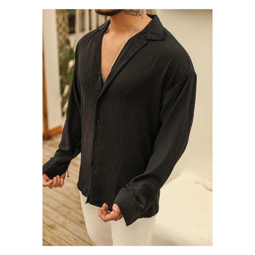 Текстурированная рубашка оверсайз