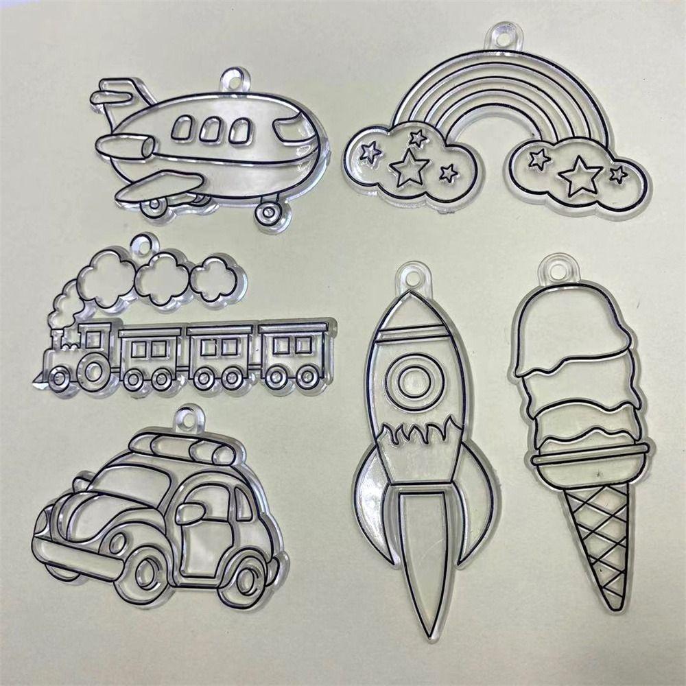 Art Craft DIY Suncatchers Craft Window Painting Toys Filing Drawing Board Sun Catcher Hanger