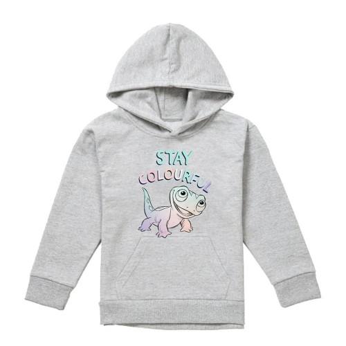 Frozen Childrens/Kids Stay Colourful Bruni The Fire Spirit Heather Pullover Hoodie