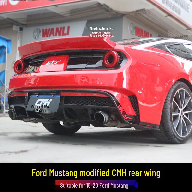 Carbon Fiber Rear Spoiler Wing for 2015-2020 Ford Mustang Trunk Lid