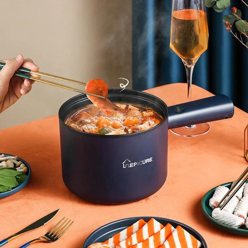 Домашняя электрическая рисоварка многофункциональная мини-сковорода с регулируемой ручкой кухонная тушеная кастрюля для жарки 220 В