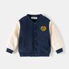 Boys Baseball Jacket Knitted Cardigan Spring and Autumn New Autumn Children's Clothing Baby Children's Autumn Clothing