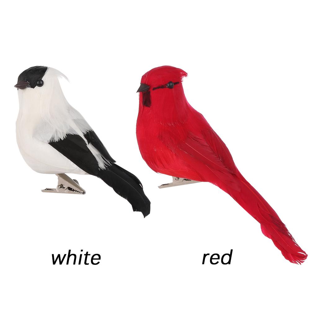 Vivid Garden Ornament Home Decor Real Feathers Bird Model Artificial Animal Simulation Parrot