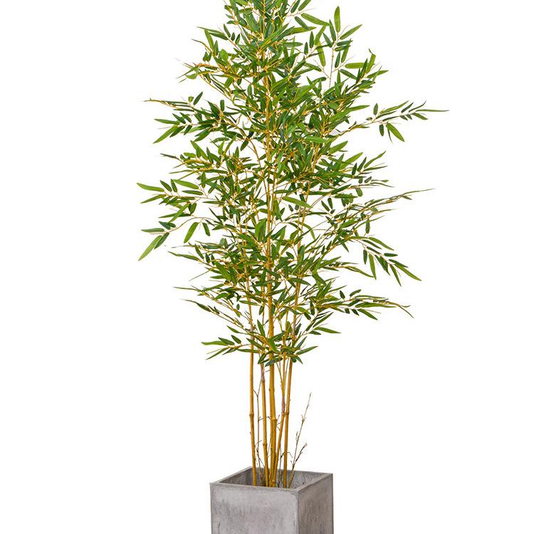 Bionic Bamboo Decor: New Chinese Style Faux Bamboo Plant for Living and Tea Rooms