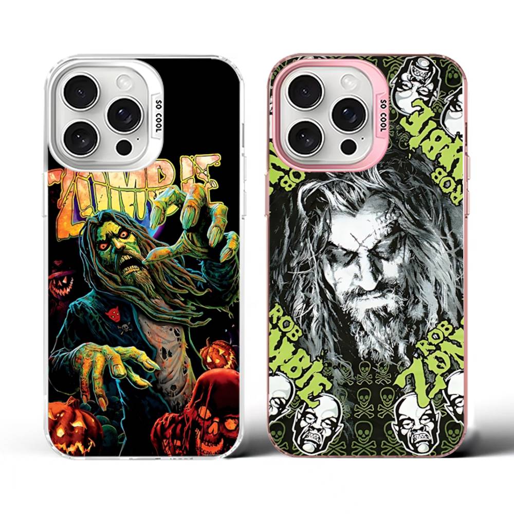 Чехол для телефона R-Rob Singer Z-Zombie Heavy Metal Band Для IPhone 17 16 Plus Pro Max 15 14 13 12 11 Матовый Цветной