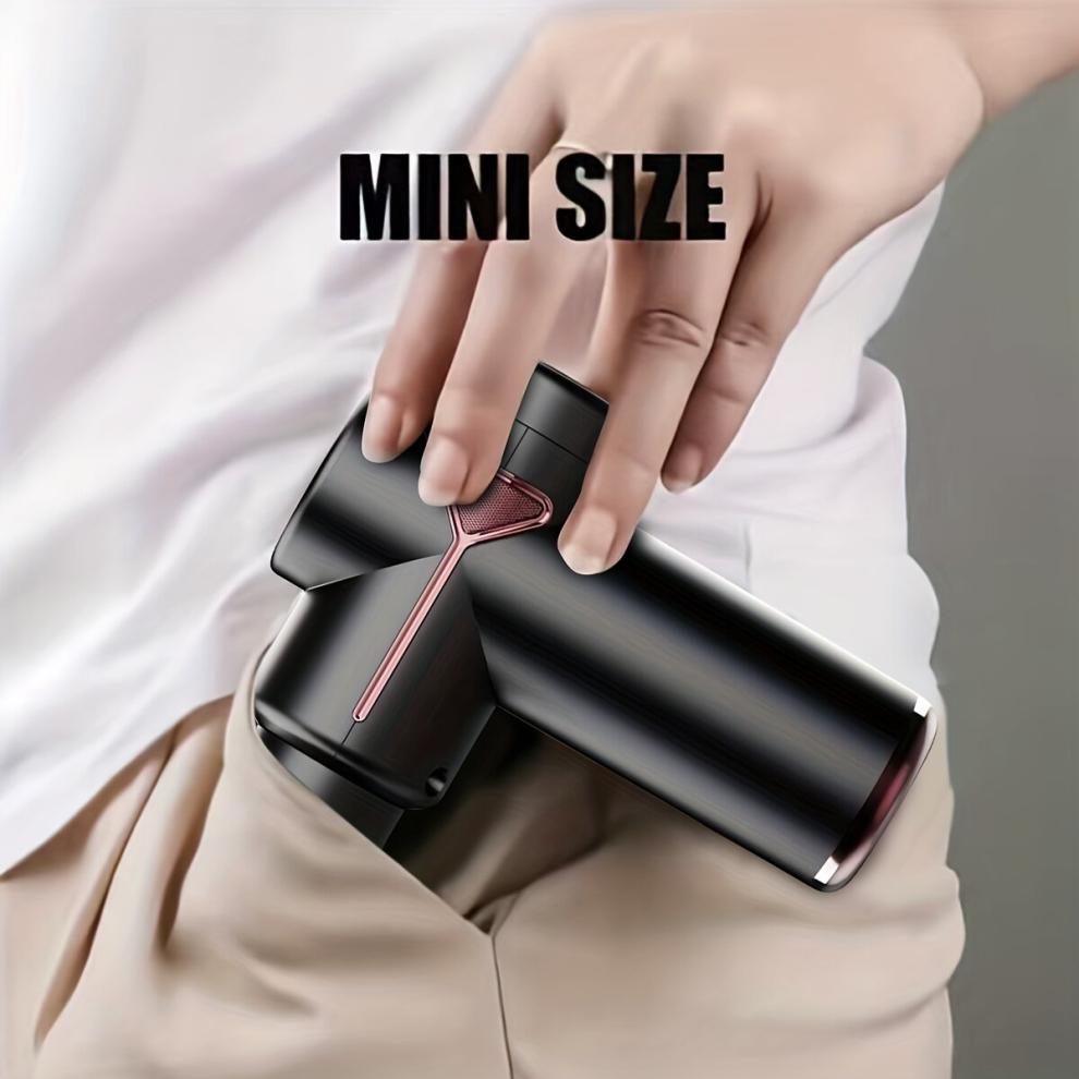 Upgraded Massage Gun Deep Tissue Back Muscle Massager Percussion Massager W High Torque Motor For Back Pain Shoulder Body Ultra Compact