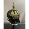 German Leather Pickelhaube Helmet Prussian Helmet, Spiked German Officer Gift