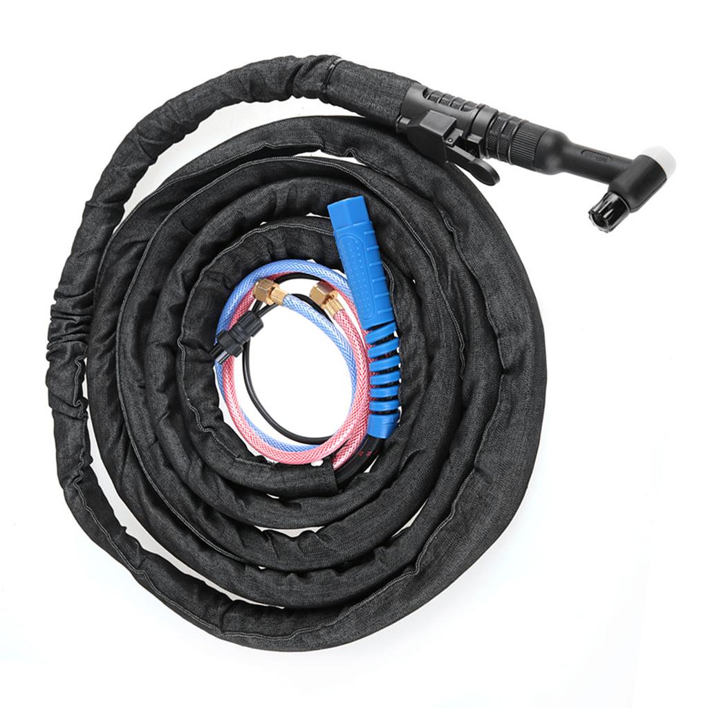 4M Cable WP18 Tig Agon Arc Welding Torch Set Water Cooled Nut Connector