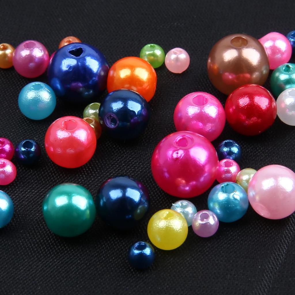 30-200 шт./пакет акриловые полихроматические круглые свободные бусины DIY браслет ожерелье аксессуары для изготовления ювелирных изделий