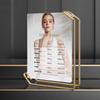 6 дюймов 105x150 мм Акриловый держатель для таблички Меню Бумага Прайс-лист Рамка для постера Подарок на рождение ребенка Свадебный подарок Металлическая подставка для отображения фотографий