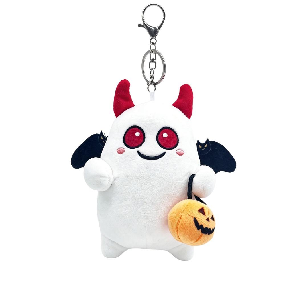 Kawaii Halloween Ghost Plush Keychain Funny Cartoon Plush Pendant Plush Toy Kids Gift