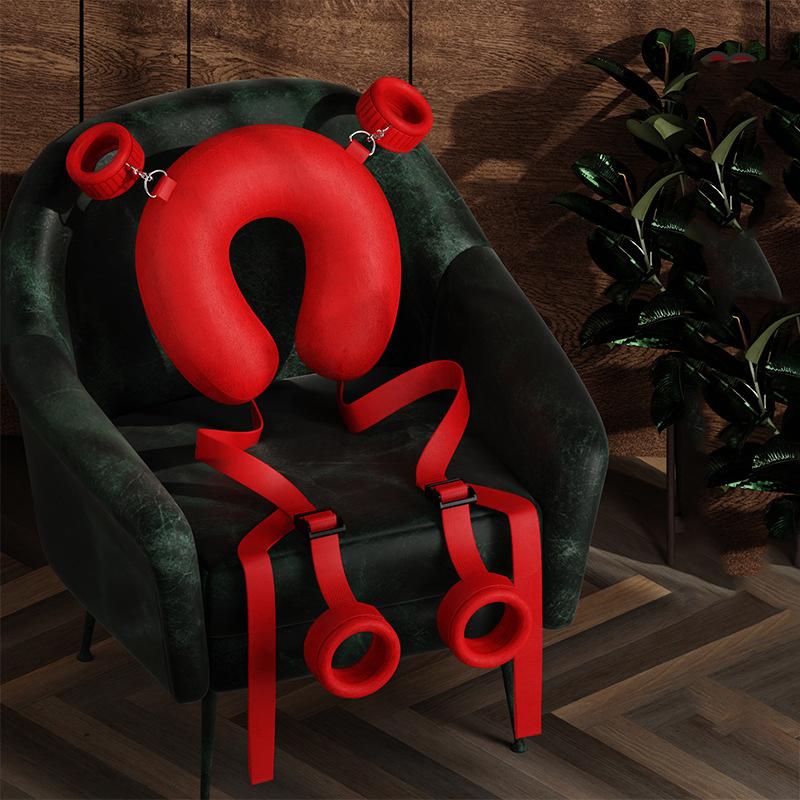 Секс-подушка Наручники Секс-игрушка с открытыми ногами SM Ручные фиксаторы Наручники Ноги Разделены Наручники на лодыжки БДСМ-снаряжение Пара Взрослые игры Игрушка