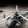 526 деталей Серия «Военная» Z-20T Многоцелевой Общего назначения Вертолет Набор для сборки Игрушка Без коробки