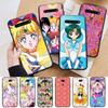 AD80 Sailor Moon Black Case for Xiaomi Poco X6 M5 M6 F5 F6 F1 C65 C55 C50 C51 C40 Redmi Note 7 8 14C A3X 13C 12C 11 10A 9C Pro Sofe Cover