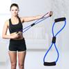 Resistance Stretch Rubber Band Training Rope Tube Workout Fitness Exercise for Yoga Gym (Blue)