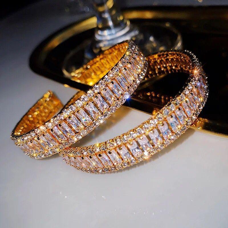 Модный высококачественный роскошный браслет Super Flash Crystal Multi-Row Diamond Bracelet для женщин
