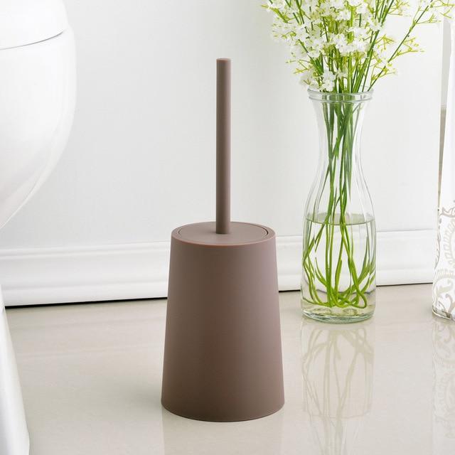 Туалетная щетка для глубокой очистки Силиконовая туалетная щетка с нескользящей длинной пластиковой ручкой и гибкой щетиной Силиконовый туалет