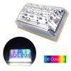 Автомобильный боковой габаритный фонарь 12 светодиодов, внешний фонарь, квадратный предупреждающий задний фонарь, автомобильные лампы для прицепов и грузовиков, цветные светодиодные фонари 24 В для автомобиля