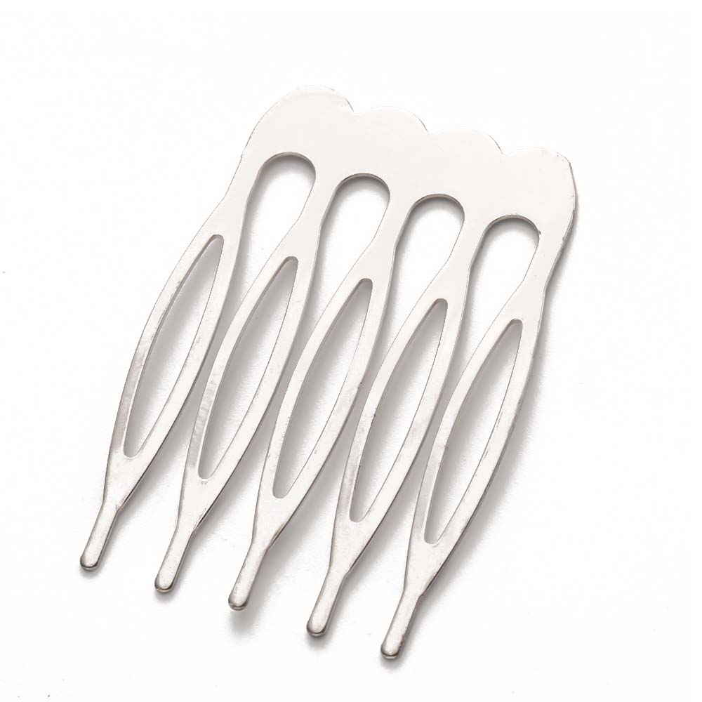 10 шт. 5/8/10/12/18/22 зубца Металлическая боковая заколка-гребень для волос для женщин Свадебная фата для укладки Поделки Инструмент для изготовления ювелирных изделий
