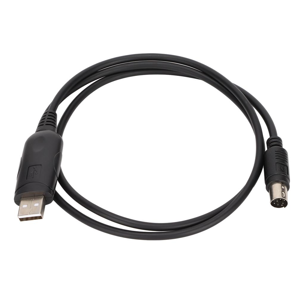 Кабель записи частоты 8-контактный мини-разъем DIN стабильный USB-кабель для программирования FT‑100D FT‑817 FT‑857