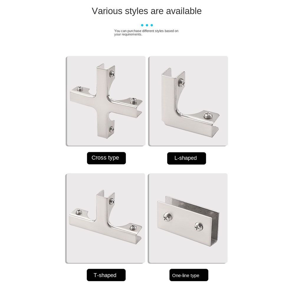 Зажим для армированного стекла Т-образный угловой защитный элемент Новый угловой угловой код Стекло