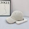 New Linen Baseball Cap, Large Brim Hemming, Breathable Summer Hat, Sun Protection and Sunshade, Fashionable and Versatile