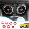 Car Dashboard Central Air Conditioning Volume Knobs Ring Trim for Chevrolet Camaro 2017 2018    Interior Accessories