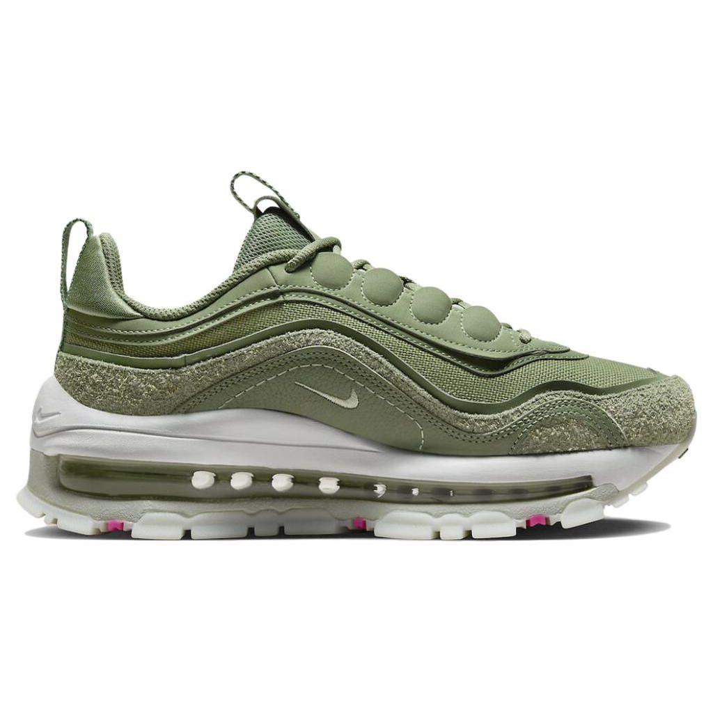 Nike Air Max 97 Futura Oil Green Женские кроссовки Summit-White Light-Silver Honeydew FB4496-300
