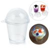& Kitchen Baking Plastic Popcorn Cake Decorating Cover Lid Ice Cream Cups Miniature Frappuccino Cup