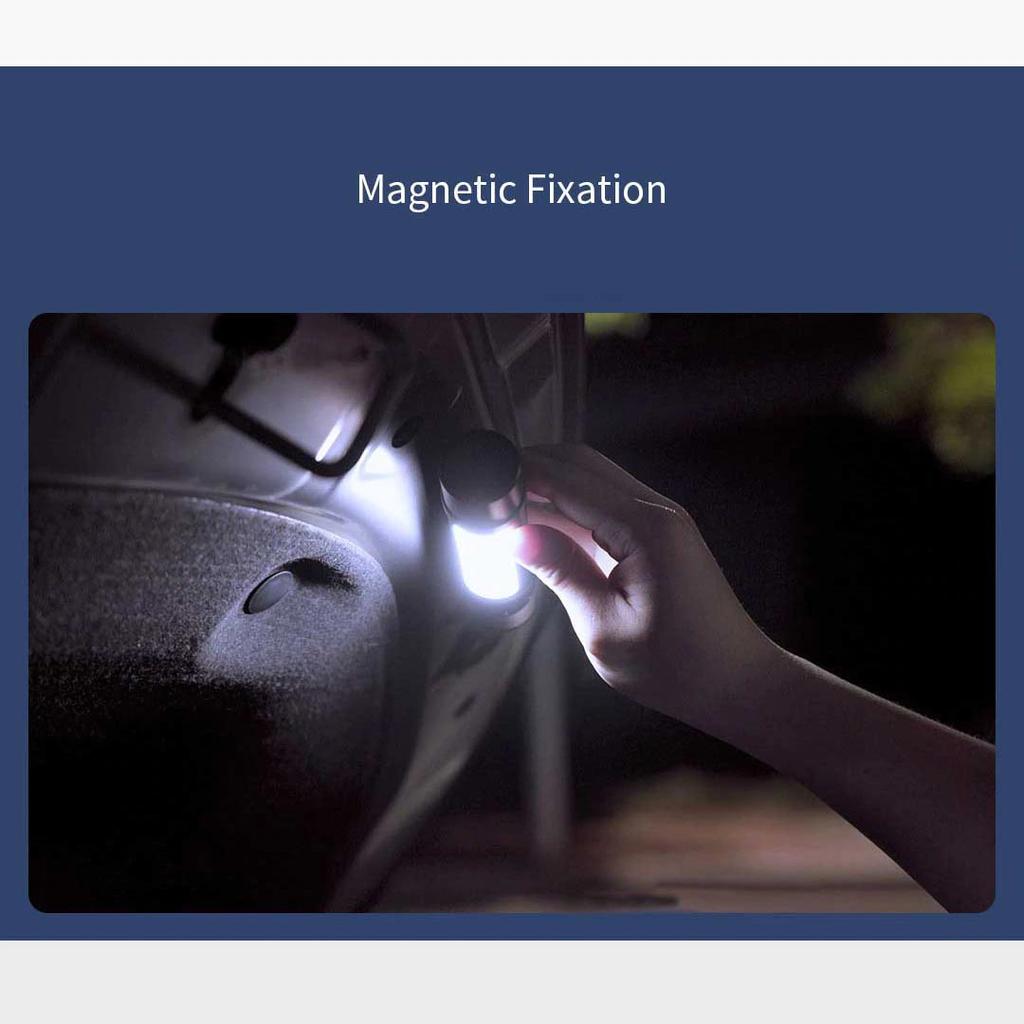 Xiaomi Фонарик NEXTOOL 6-в-1, 1000 лм, двойной светильник, масштабируемая сигнализация, USB-C, перезаряжаемый мобильный аккумулятор, электрический фонарик для кемпинга