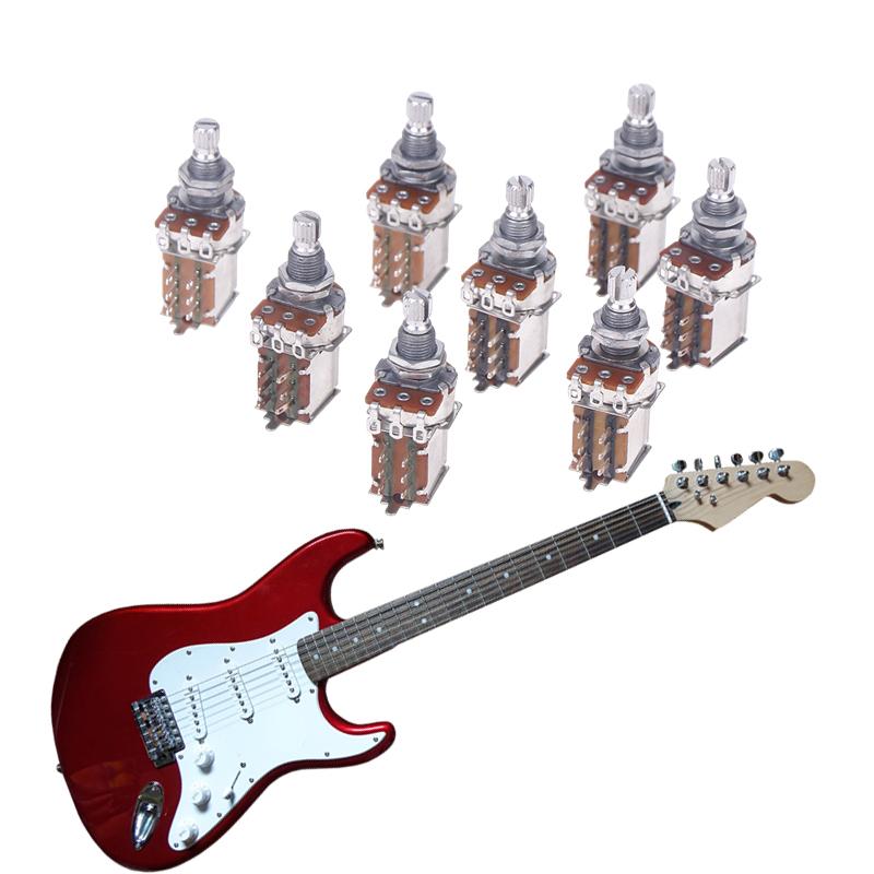 1 шт. Гитарный потенциометр Push-Pull(Горшок) Для электрогитары, бас-гитары A/B 25K/50K/250K/500K Потенциометры управления, запчасти