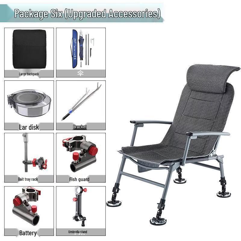 Yi Ning All-Terrain Multi-functional Folding Fishing Chair