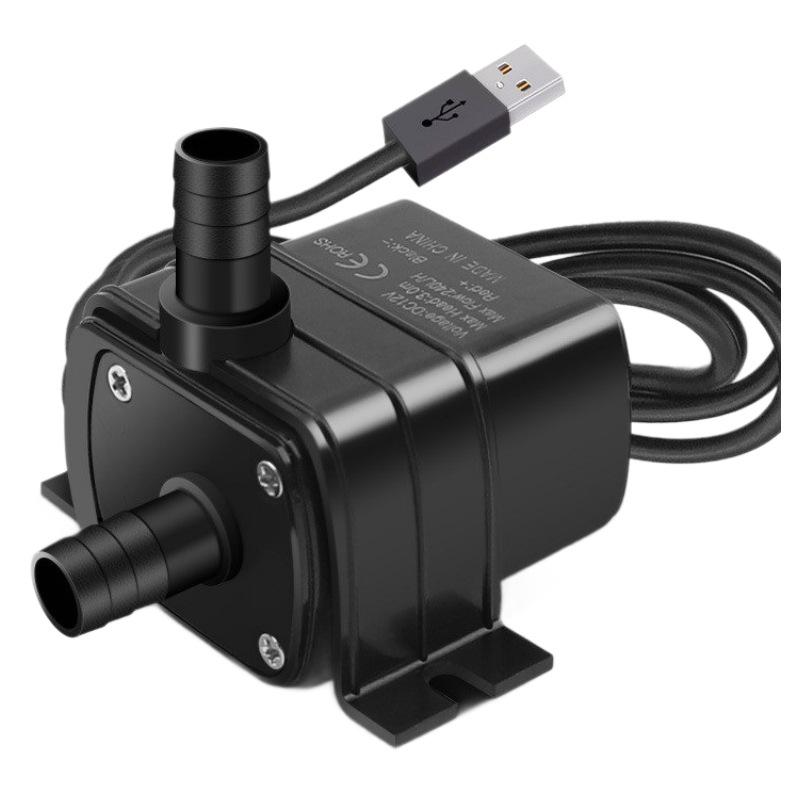 USB 5В постоянного тока Бесколлекторный Амфибийный Мини Насос Циркуляции Воды 2415-1