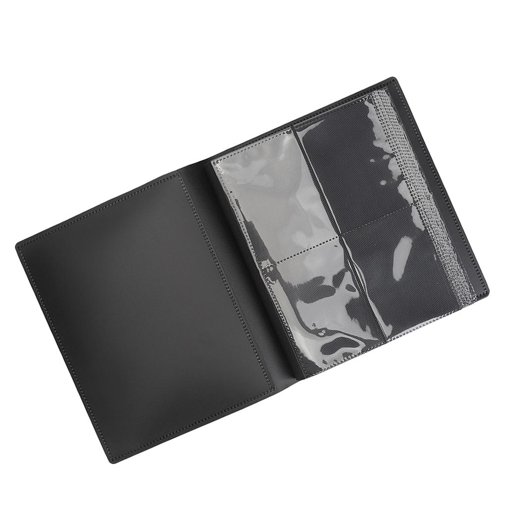 Альбом для карточек, 4 кармана, 20 страниц, коллекционный черный ремешок, вместимость 160 карт, альбом для коллекционирования