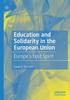 Книга Education and Solidarity In the European Union : Europe's Lost Spirit