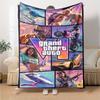Grand Theft Auto Blanket Comfortable Great for Bed Bedding Chair Four Seasons Universal Stylish Decor Gift for Travel Home Birthdays